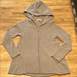 Cashmere Subtle Luxury Tan Hoodie Sweater